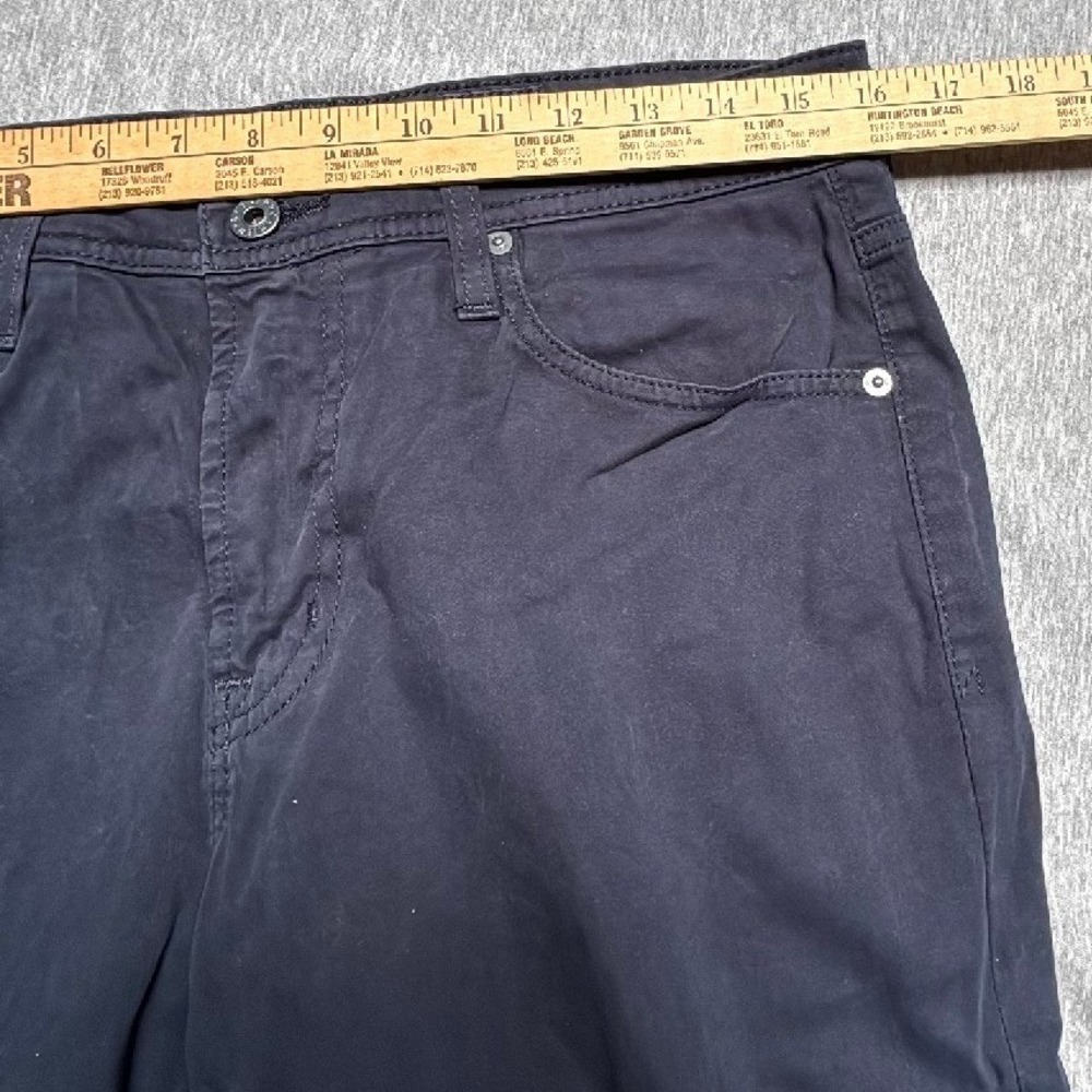 AG Adriano Goldschmied The Everett Slim Straight Pants Navy Blue 31x32 1794SUD - Picture 9 of 10
